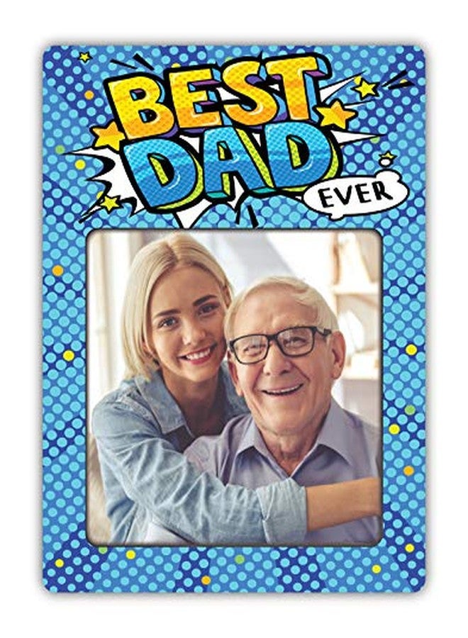 Nourish Photo Frame Fridge Magnets - Best Dad - Image 1